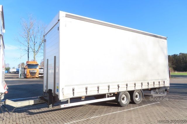 Open aanhangwagen met zeil Wiese Tandem Planenanhänger