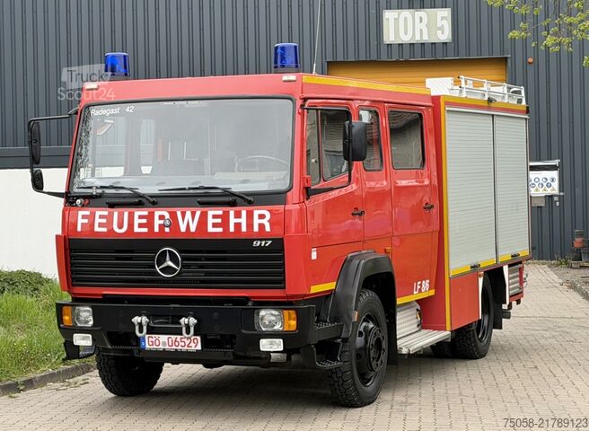 пожарна служба Mercedes-Benz 917AF - Feuerwehr - 11 TKm - 4x4 - 1. Ha