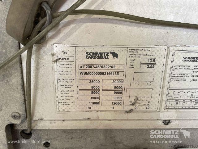 Semi-remorque bâchée Schmitz Cargobull Curtainsider Standard