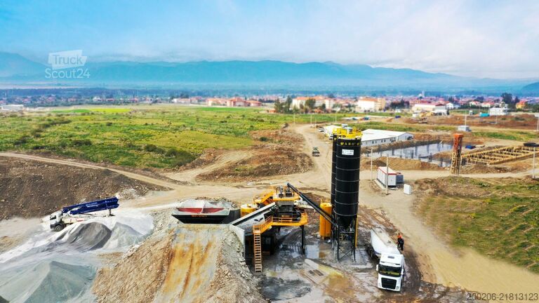 Mobilná betonáreň FABO mobile concrete mixing plants 100 m³/h Mobile Concrete Mixing Plant