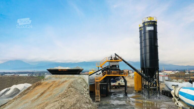 Mobilná betonáreň FABO mobile concrete mixing plants 100 m³/h Mobile Concrete Mixing Plant