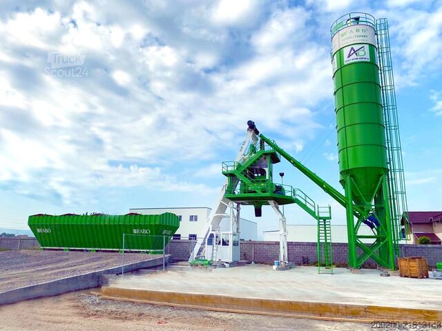 Stacionárna betonáreň FABO 110 m³/h Compact Concrete Batching Plant