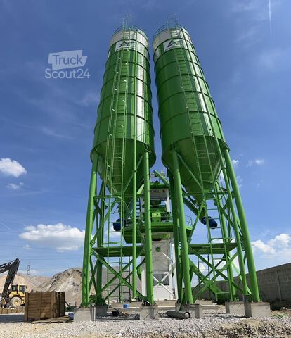 Stacionárna betonáreň FABO 110 m³/h Compact Concrete Batching Plant