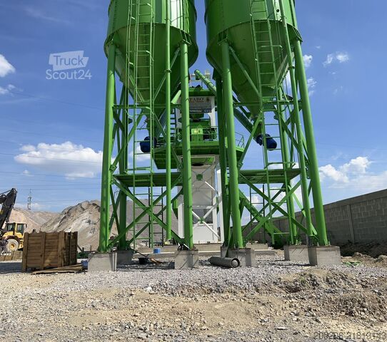 Stacionárna betonáreň FABO 110 m³/h Compact Concrete Batching Plant