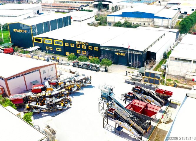 Stacionárna betonáreň FABO 110 m³/h Compact Concrete Batching Plant