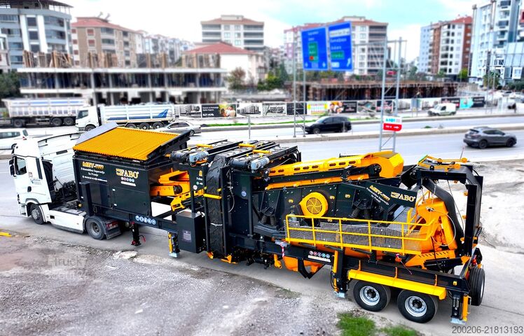 Atrankos gamykla FABO 120-200 TPH Mobile Screening Plant