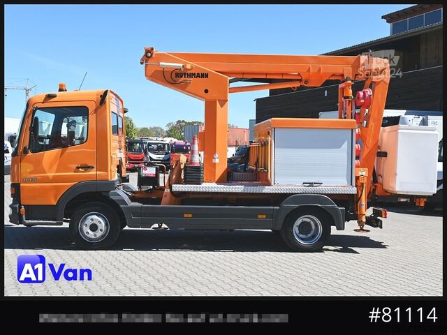 Skåpbil MERCEDES-BENZ Atego 815 Hubarbeitsbühne Ruthmann TK145, Klima
