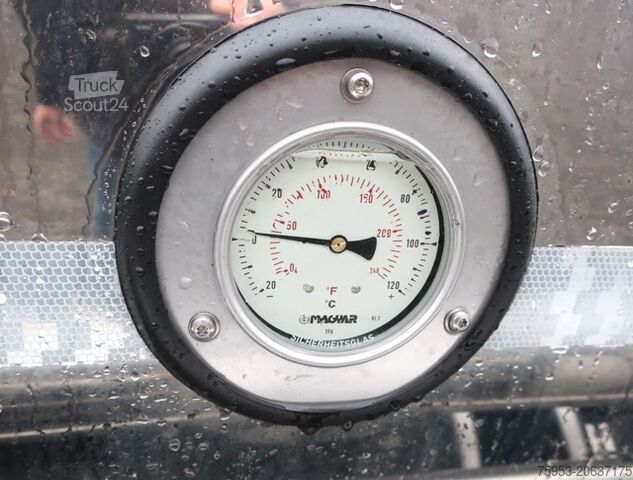 Cisterna polpriklopnik Magyar 3 Kammer Lebensmitteltank Heizung Drucktank 32 m³