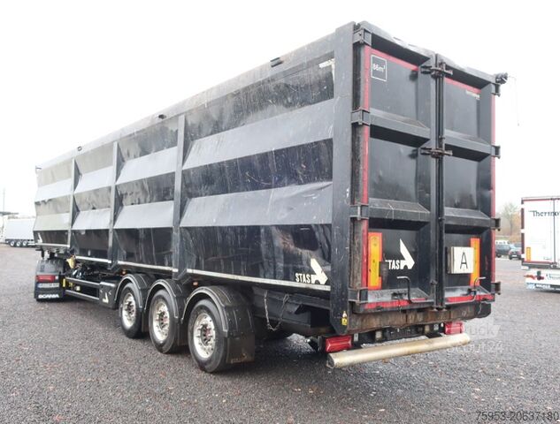 Tippsemi Stas S300CX 86m³ Ferrostar Steel Liftachse Schrottmulde