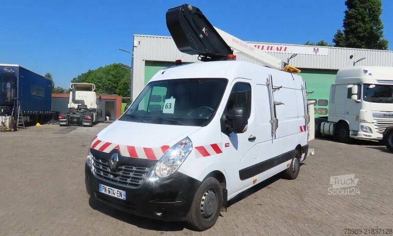 Подъемная платформа Renault Master 10,5 m, 3 SEATS, KLUBB, 3500 kg, euro6