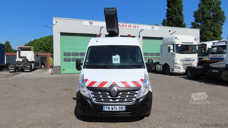Подъемная платформа Renault Master 10,5 m, 3 SEATS, KLUBB, 3500 kg, euro6