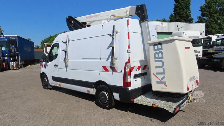 Подъемная платформа Renault Master 10,5 m, 3 SEATS, KLUBB, 3500 kg, euro6