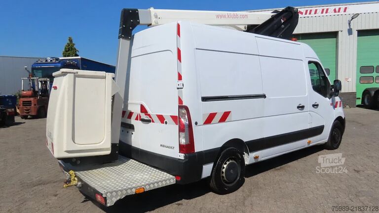 Подъемная платформа Renault Master 10,5 m, 3 SEATS, KLUBB, 3500 kg, euro6