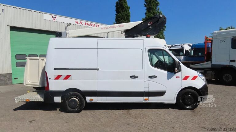 Подъемная платформа Renault Master 10,5 m, 3 SEATS, KLUBB, 3500 kg, euro6