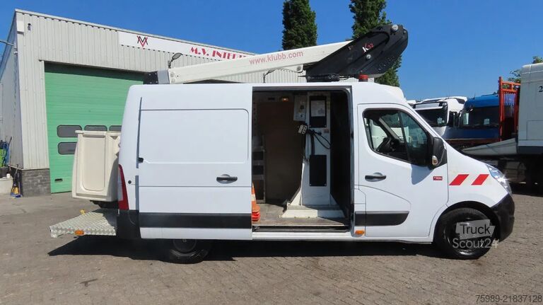 Подъемная платформа Renault Master 10,5 m, 3 SEATS, KLUBB, 3500 kg, euro6