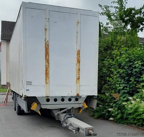 Beverage trailer  Tandem Schiebeplane*7,3 m*18 Pal.*2 to LBW*Alus