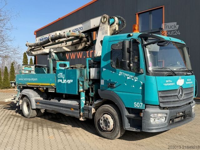 Betonpumpen-LKW MERCEDES-BENZ ATEGO 1527 4x2 EURO6 Betonpumpe SERMAC 4ZR20
