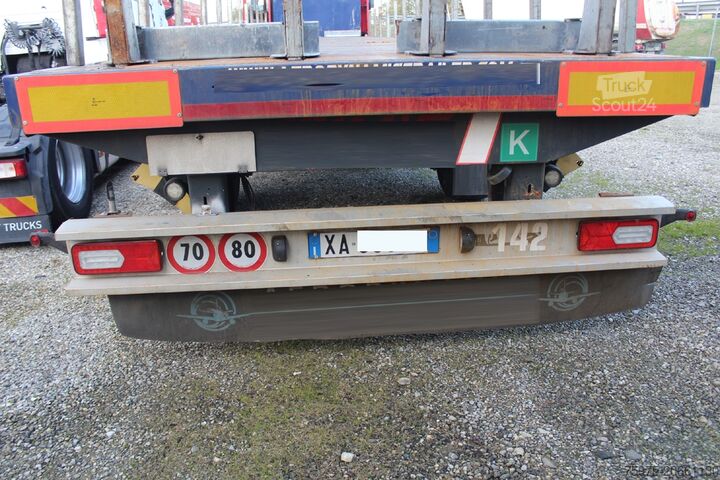 Offener Sattelauflieger aereodynamic semirimorchi pianali container usati