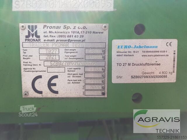 Teleskoplæsser Pronar T027M