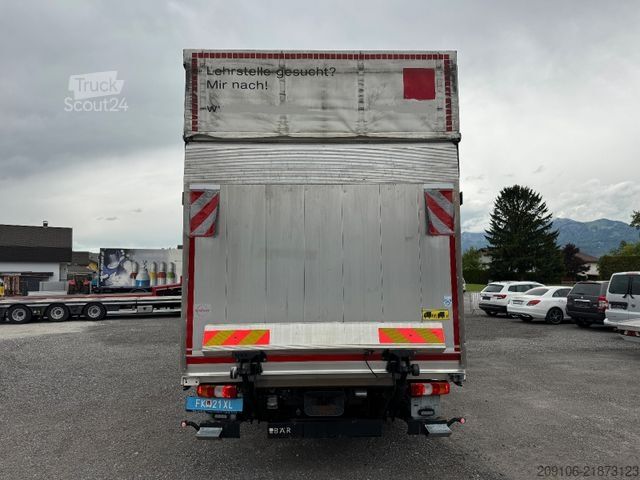 Φορτηγό πλατφόρμα με μουσαμά MERCEDES-BENZ Actros 1836 Pritsche Plane LBW Voll Luft Top