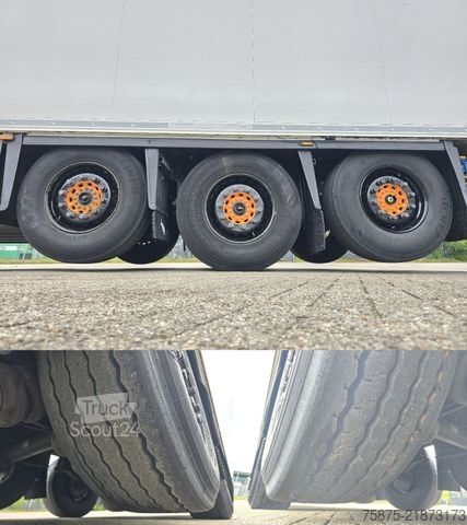 Refriģeratora puspiekabe SCHMITZ CARGOBULL FP45 Bi-Temp / Multitemp 2x Liftachse Palettenka