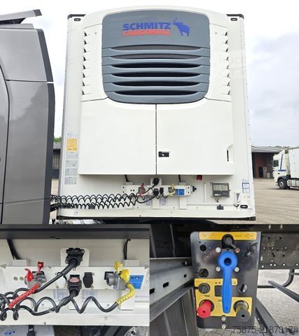 Refriģeratora puspiekabe SCHMITZ CARGOBULL FP45 Bi-Temp / Multitemp 2x Liftachse Palettenka