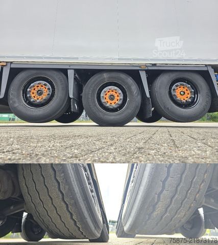 Refriģeratora puspiekabe SCHMITZ CARGOBULL FP45 Bi-Temp / Multitemp 2x Liftachse Palettenka