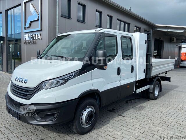 Driezijdige kipper bestelwagen IVECO Daily 70C18HD 3SKIPPER STAUKISTE DIFFSPE AHK LED