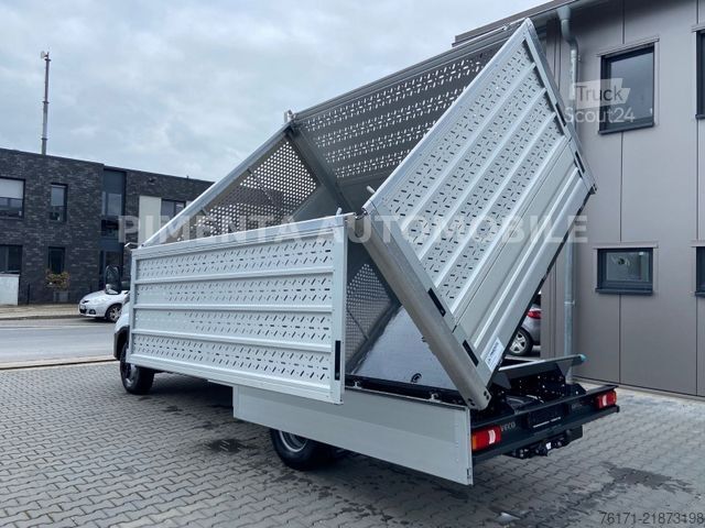 Driezijdige kipper bestelwagen IVECO Daily 70C18HD 3SKIPPER KISTE ALUGITT DIFFSPR AHK