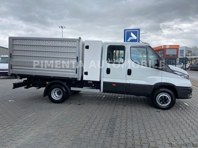 Driezijdige kipper bestelwagen IVECO Daily 70C18HD 3SKIPPER KISTE ALUGITT DIFFSPR AHK