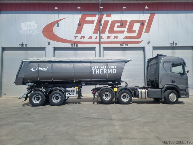 Kipper oplegger FLIEGL ZHKS 350 Stone Master - 27 m³