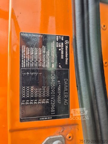 Camión volquete MERCEDES-BENZ U 218 4x4 Winterdienst, Hydrostat, Zapfwelle