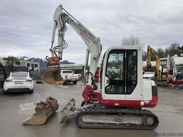Мини-экскаватор TAKEUCHI TB 145 Powrtilt 3xSchaufeln 4750 kg Top
