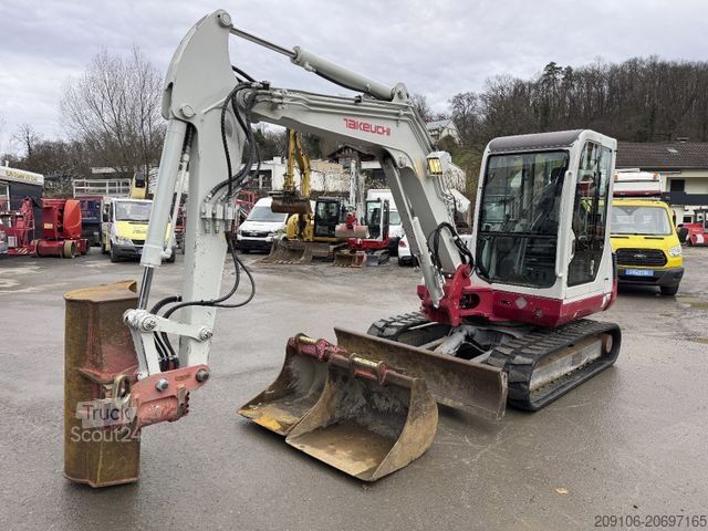 Мини-экскаватор TAKEUCHI TB 145 Powrtilt 3xSchaufeln 4750 kg Top