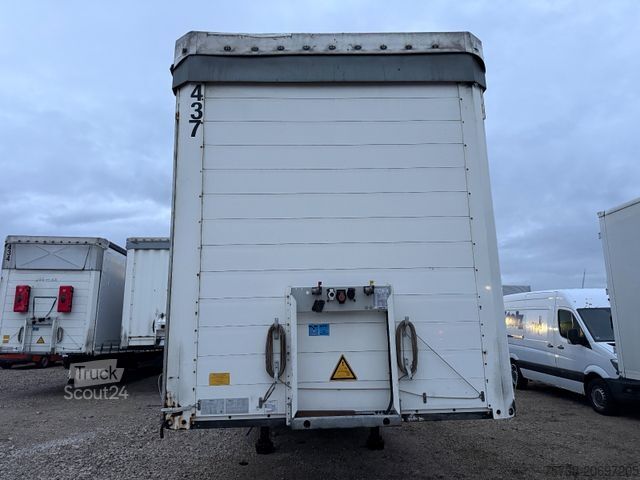 Auflieger mit Pritsche & Plane SCHMITZ CARGOBULL SCS24 MEGATRAILER/LUFT-LIFT/Hubdach/2xLIFT-ACHSE