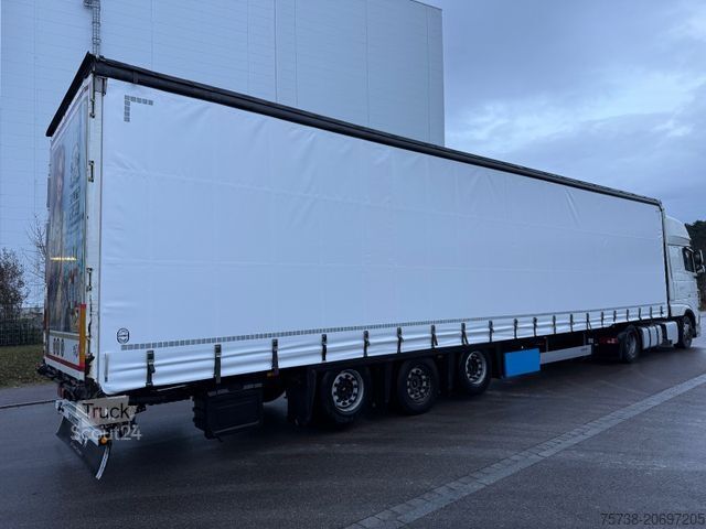 Auflieger mit Pritsche & Plane SCHMITZ CARGOBULL SCS24 MEGATRAILER/LUFT-LIFT/Hubdach/2xLIFT-ACHSE