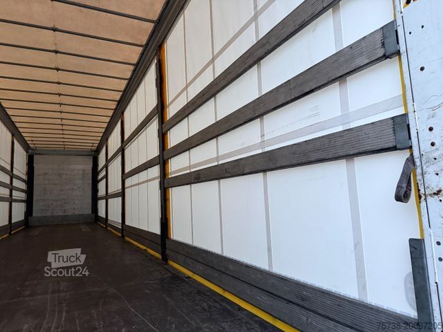 Auflieger mit Pritsche & Plane SCHMITZ CARGOBULL SCS24 MEGATRAILER/LUFT-LIFT/Hubdach/2xLIFT-ACHSE