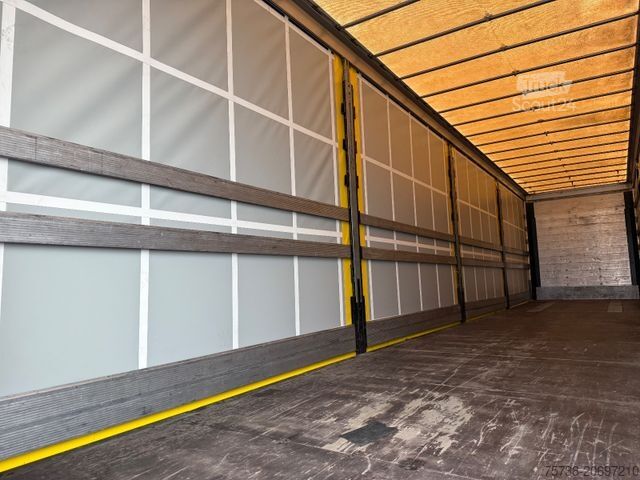 Auflieger mit Pritsche & Plane SCHMITZ CARGOBULL SCS24 MEGATRAILER/LUFT-LIFT/Hubdach/2xLIFT-ACHSE