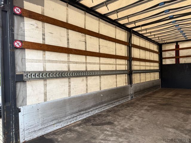 Camião plataforma com lona MERCEDES-BENZ Atego 1524 L Pritsche+Plane+LBW/Klima