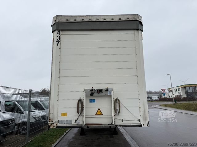 Auflieger mit Pritsche & Plane SCHMITZ CARGOBULL SCS24 MEGATRAILER/LUFT-LIFT/Hubdach/3-Achsen