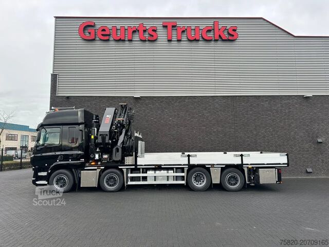 Vrachtwagen met kraan DAF CF 450 8X2 + HIAB 858E-8 + JIB 150X-6 JDC KRAAN...