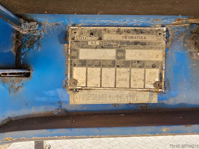 Platform aanhanger Groenewegen BPW - DRUM