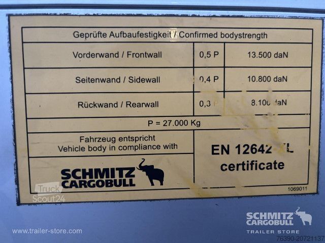 Отворено полуремарке с брезент Schmitz Cargobull Semitrailer Curtainsider Standard