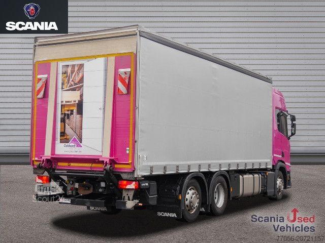 Samochód ciężarowy z plandeką typu platforma Scania R 410 B6x2*4NB - Pritsche / Plane / LBW -