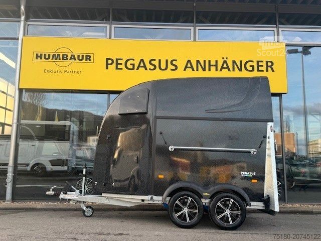 Horse transport trailer HUMBAUR Pegasus Style 2-Pferdeanhänger 2,7t Neu BLACK ED