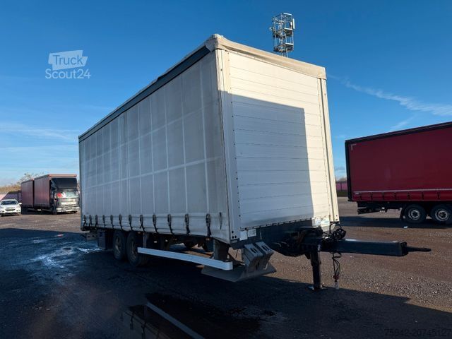 Anhänger mit Pritsche & Plane  ZANDT TANDEM EDSCHA