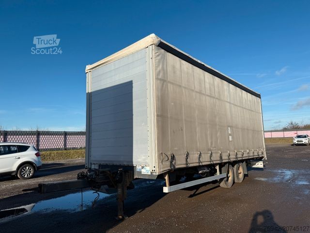 Anhänger mit Pritsche & Plane  ZANDT TANDEM EDSCHA