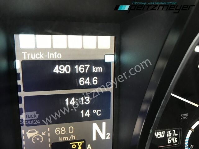 Avolavetta pressupeitolla Mercedes-Benz Actros 2542 LL Pritsche, EU 6, Klima, Standklima,