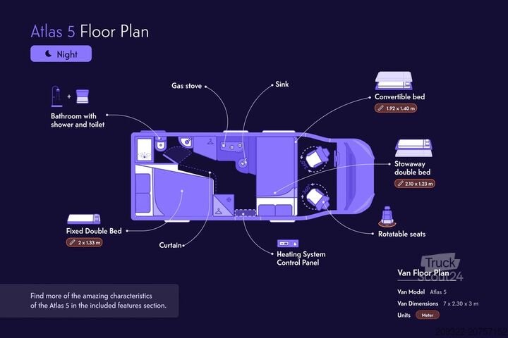 Halvintegreret autocamper Fiat Ducato Carasuite 650 MF Semintegrato | Completamente Attrezzato