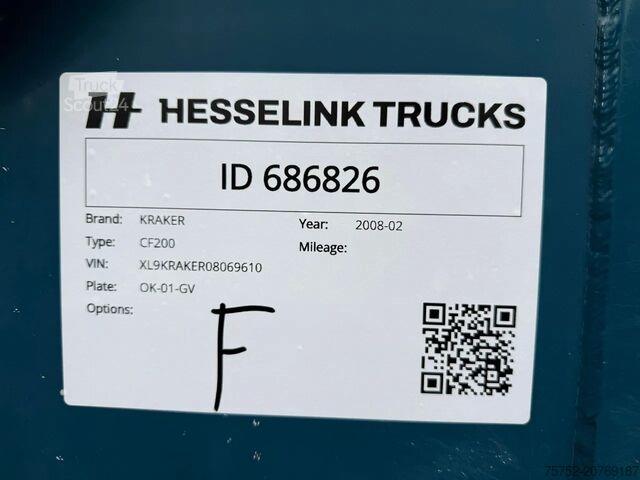 Piso móvel Kraker CF 200 92M3 Cargo Floor 10MM, New cylinders, go...